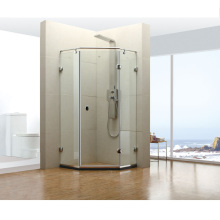 China Suppliers 6mm Tempered Glass Aluminium 90 Degree Shower Room For Bathroom